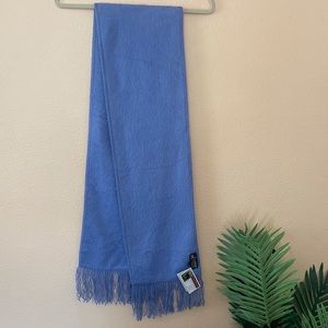 Alpaca wool blue scarf Nwt